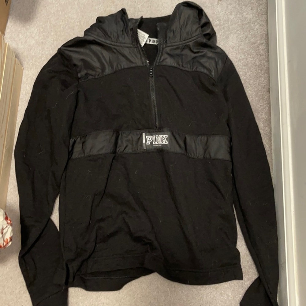 Pink half zip up jacket